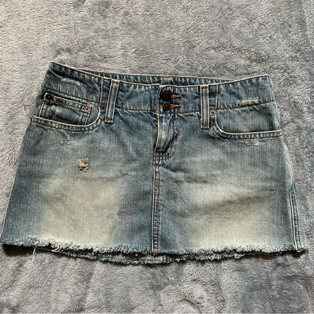 Denim Y2K Mini Skirt